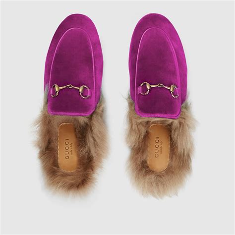 gucci pink slipper|gucci slippers with the fur.